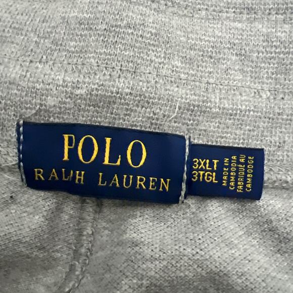 Polo Ralph Lauren Shorts Mens 3XLT Big & Tall Gray Drawstring Big Pony Logo - Picture 5 of 8